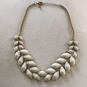 Gold and cream necklace